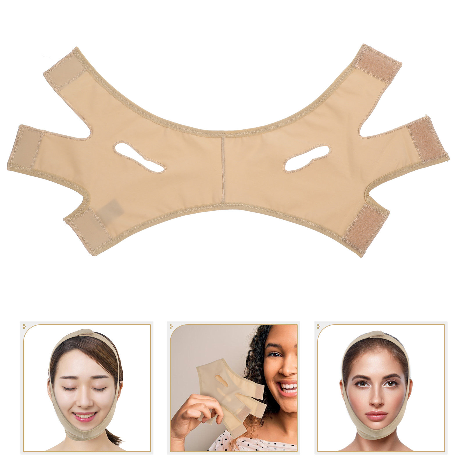Masking Tape Thin - Ультратонкая дышащая маска для похудения лица,