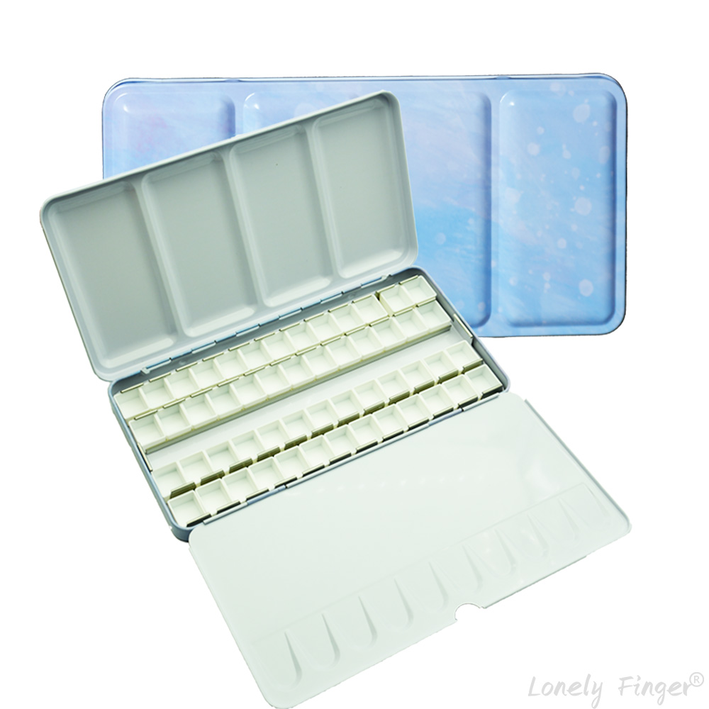 Metallic Paint Set - Пустая металлическая палитра для акварели с