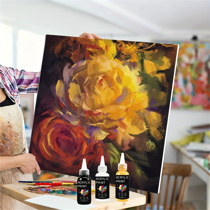Набор акриловых красок, 6 цвет - Metallic Paint Set review and price