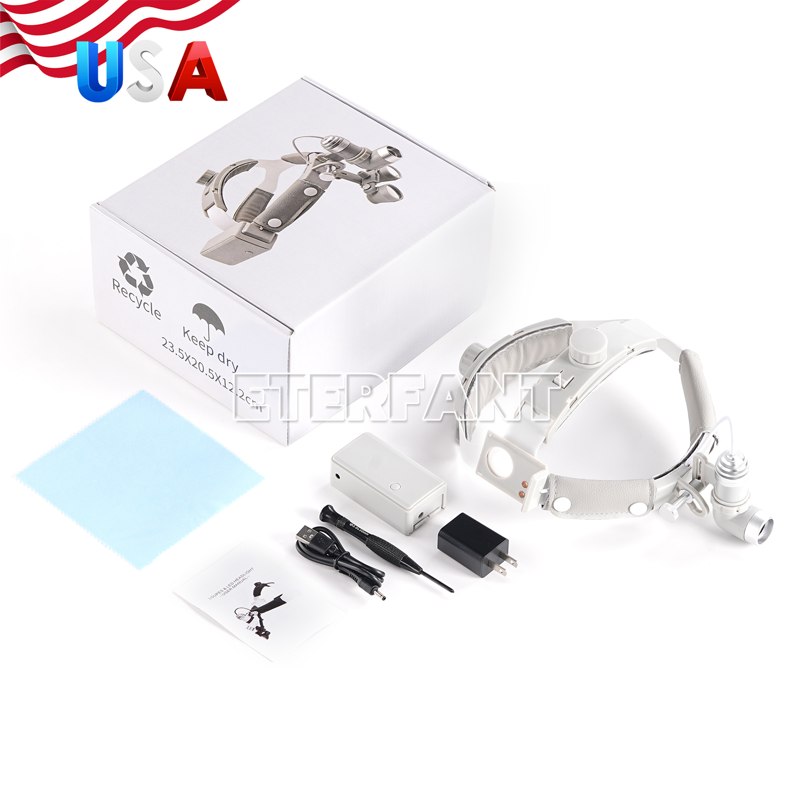 10 Вт светодиодный стоматологи - Magnifier With Light review and price