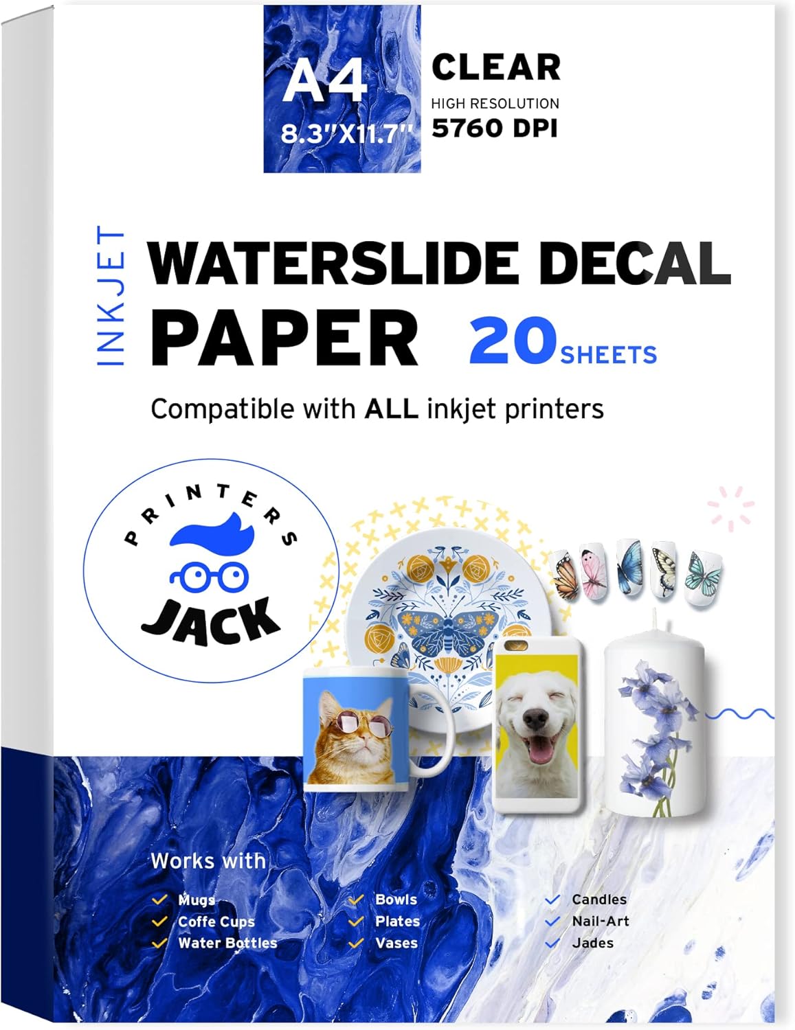 Премиальная бумага для водных  - Waterslide Decal Paper review and price