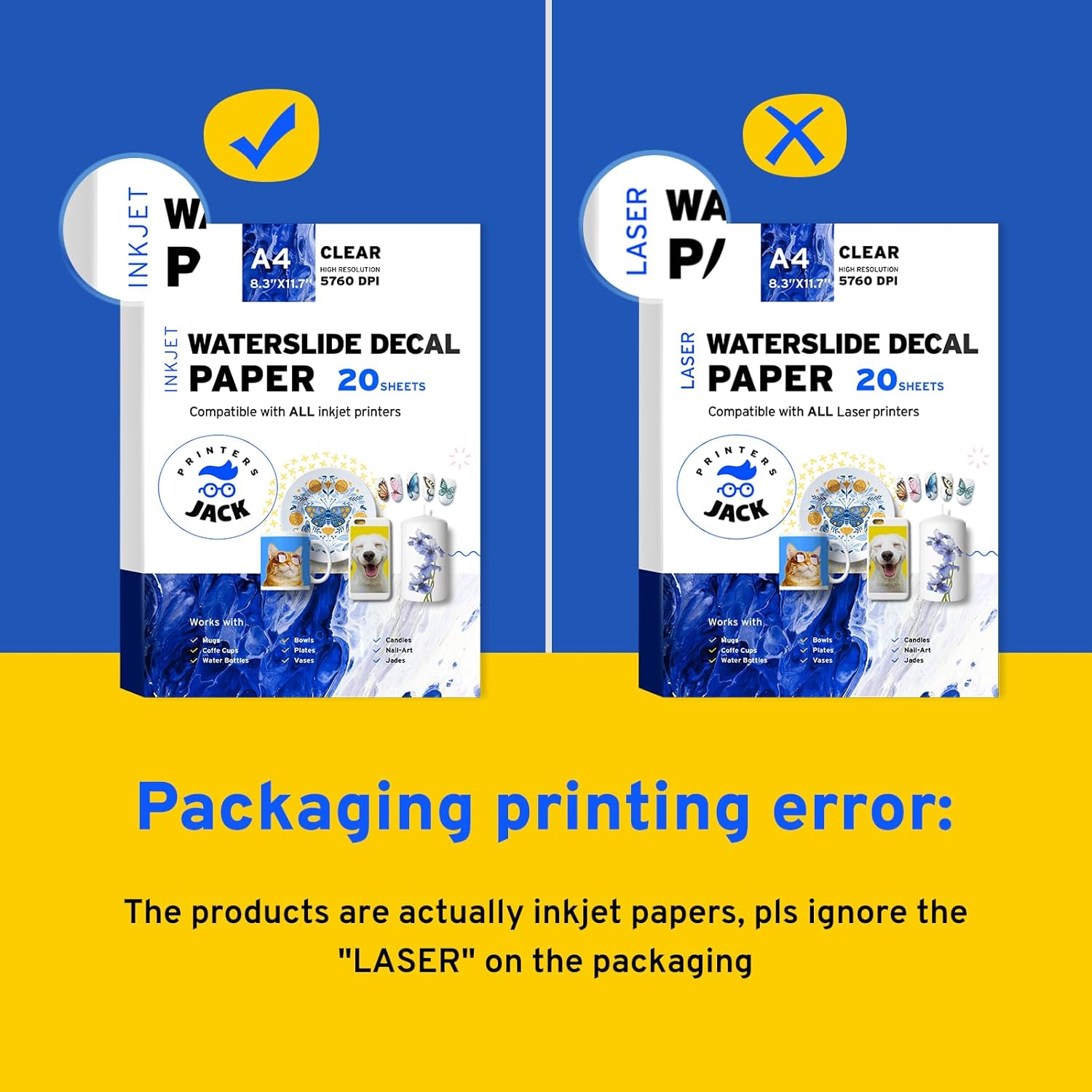 Премиальная бумага для водных  - Waterslide Decal Paper review and price