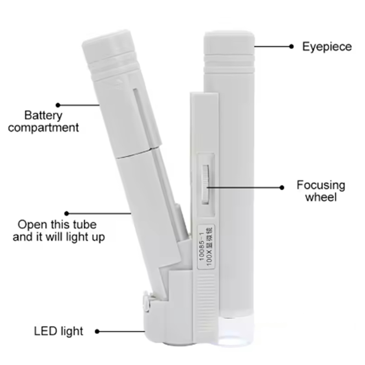Ручной микроскоп ABNJ 100X, ми - Magnifier With Light review and price