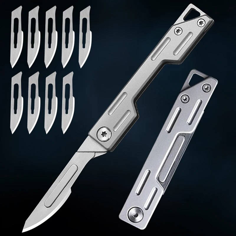 Складной нож Карманный нож из  - Hobby Knife Blade review and price
