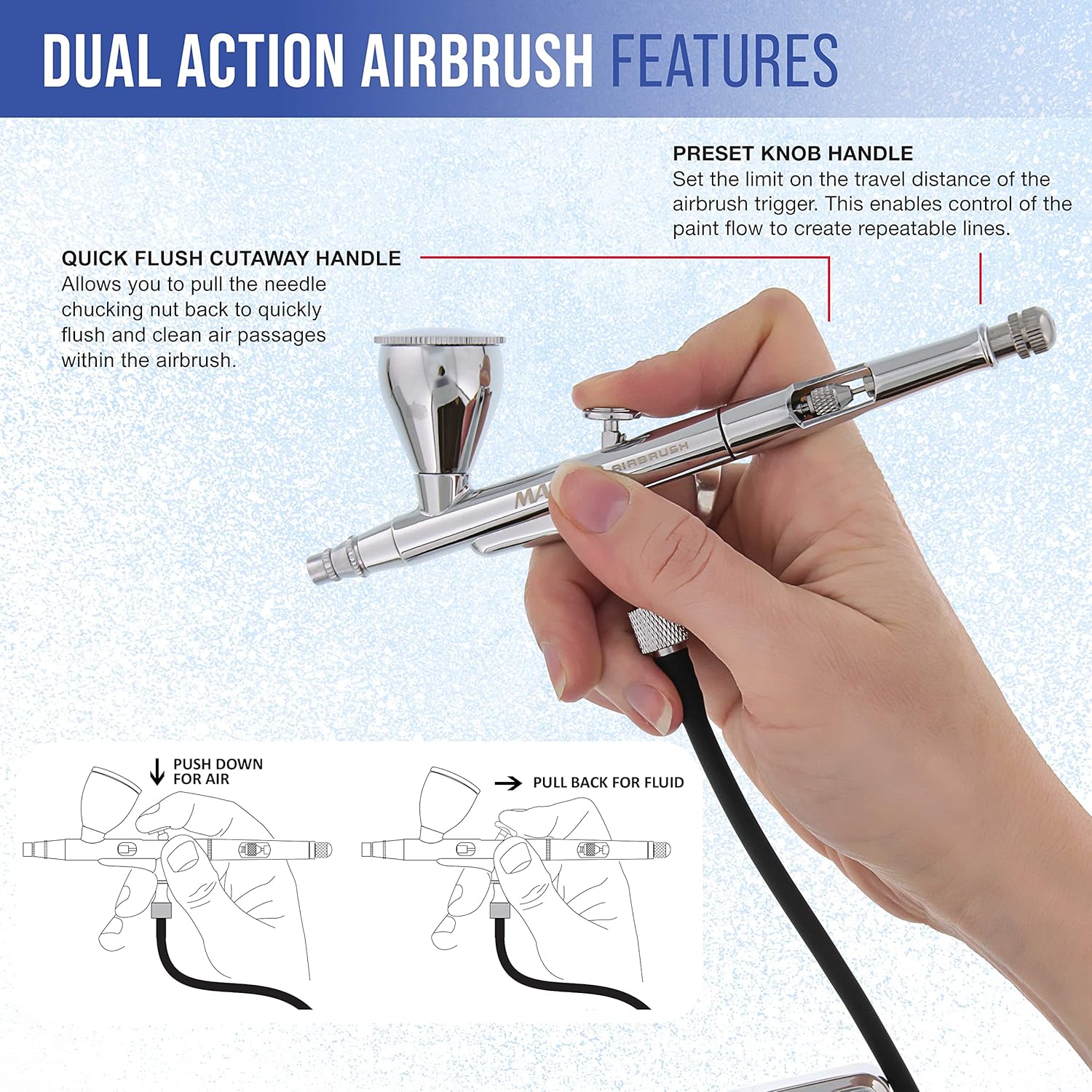 Беспроводной аэрограф-набор с  - Airbrush Compressor Kit review and price