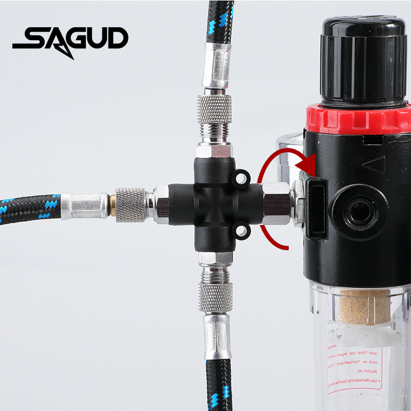 3-ходовой адаптер для аэрограф - Airbrush Compressor Kit review and price