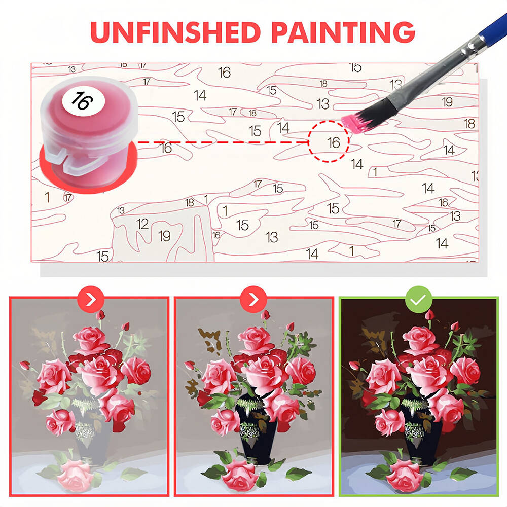 DIY картина по номерам кошка ж - Metallic Paint Set review and price