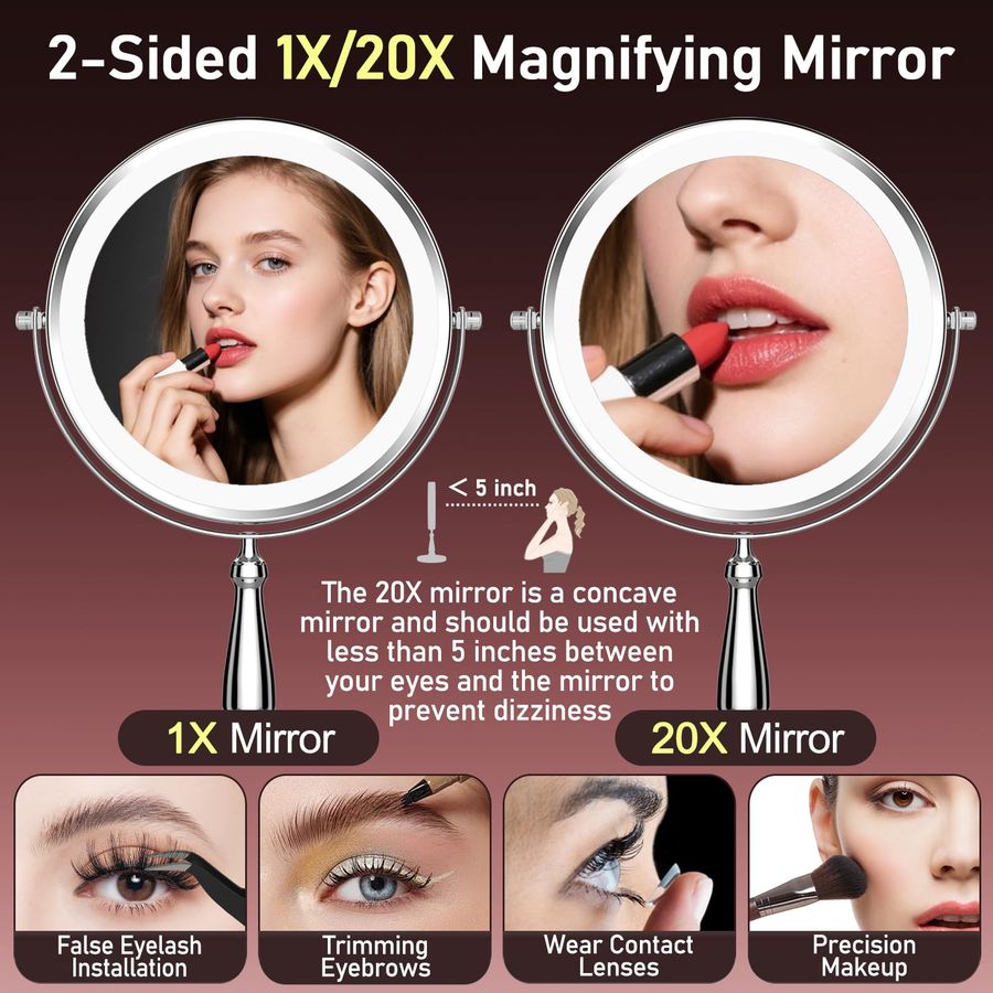 Зеркало с подсветкой, 9-светод - Magnifier With Light review and price