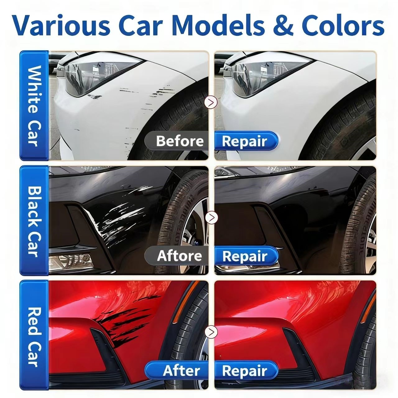 Краска для ремонта царапин на  - Metallic Paint Set review and price