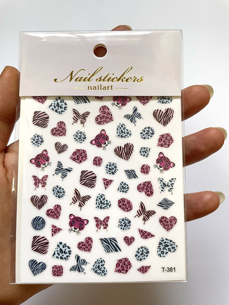 1 лист леопардовых наклеек, 3D - Waterslide Decal Paper review and price