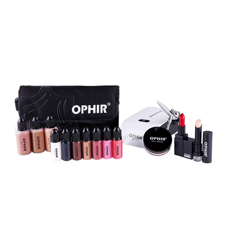 OPHIR Pro набор для макияжа 0, - Airbrush Compressor Kit review and price