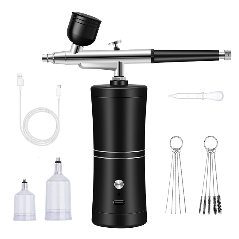 Аэрограф для дизайна ногтей, п - Airbrush Compressor Kit review and price