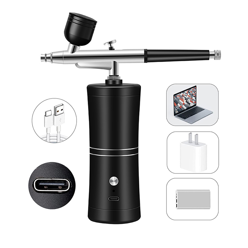 Аэрограф для дизайна ногтей, п - Airbrush Compressor Kit review and price