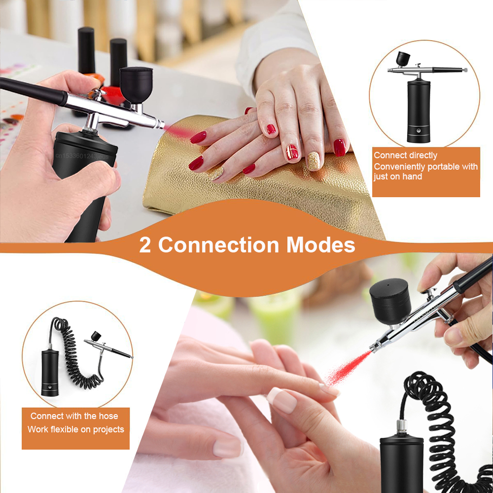 Аэрограф с компрессором Портат - Airbrush Compressor Kit review and price