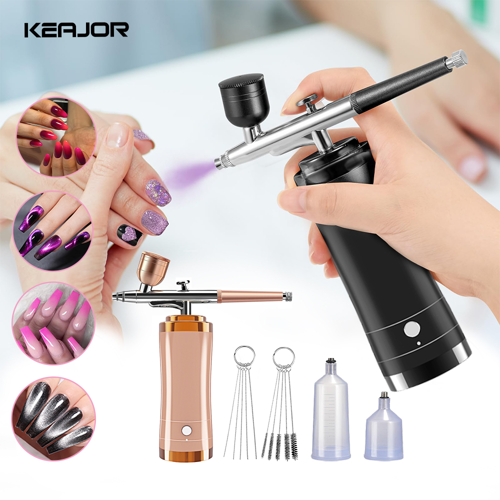 Аэрограф для рисования ногтей  - Airbrush Compressor Kit review and price
