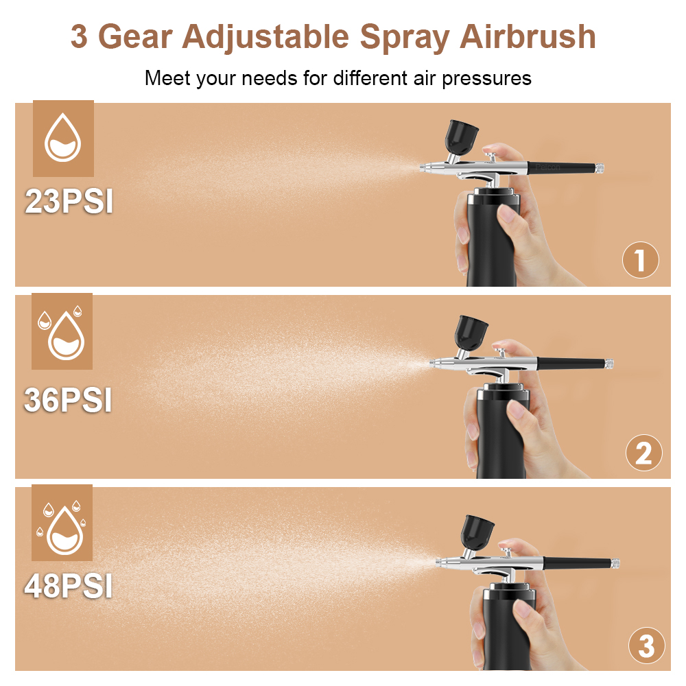 Аэрограф для рисования ногтей  - Airbrush Compressor Kit review and price
