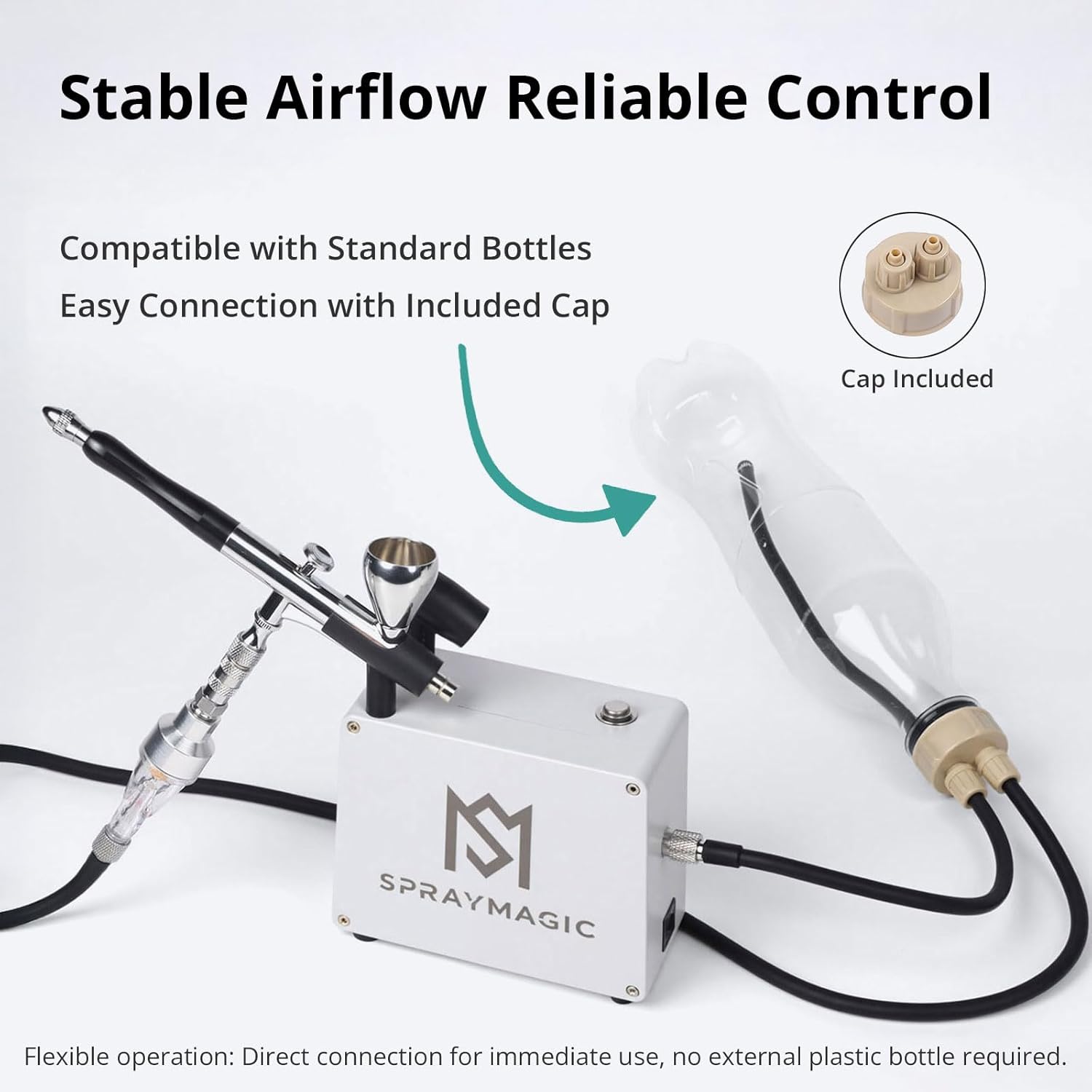 Набор аэрографов двойного дейс - Airbrush Compressor Kit review and price