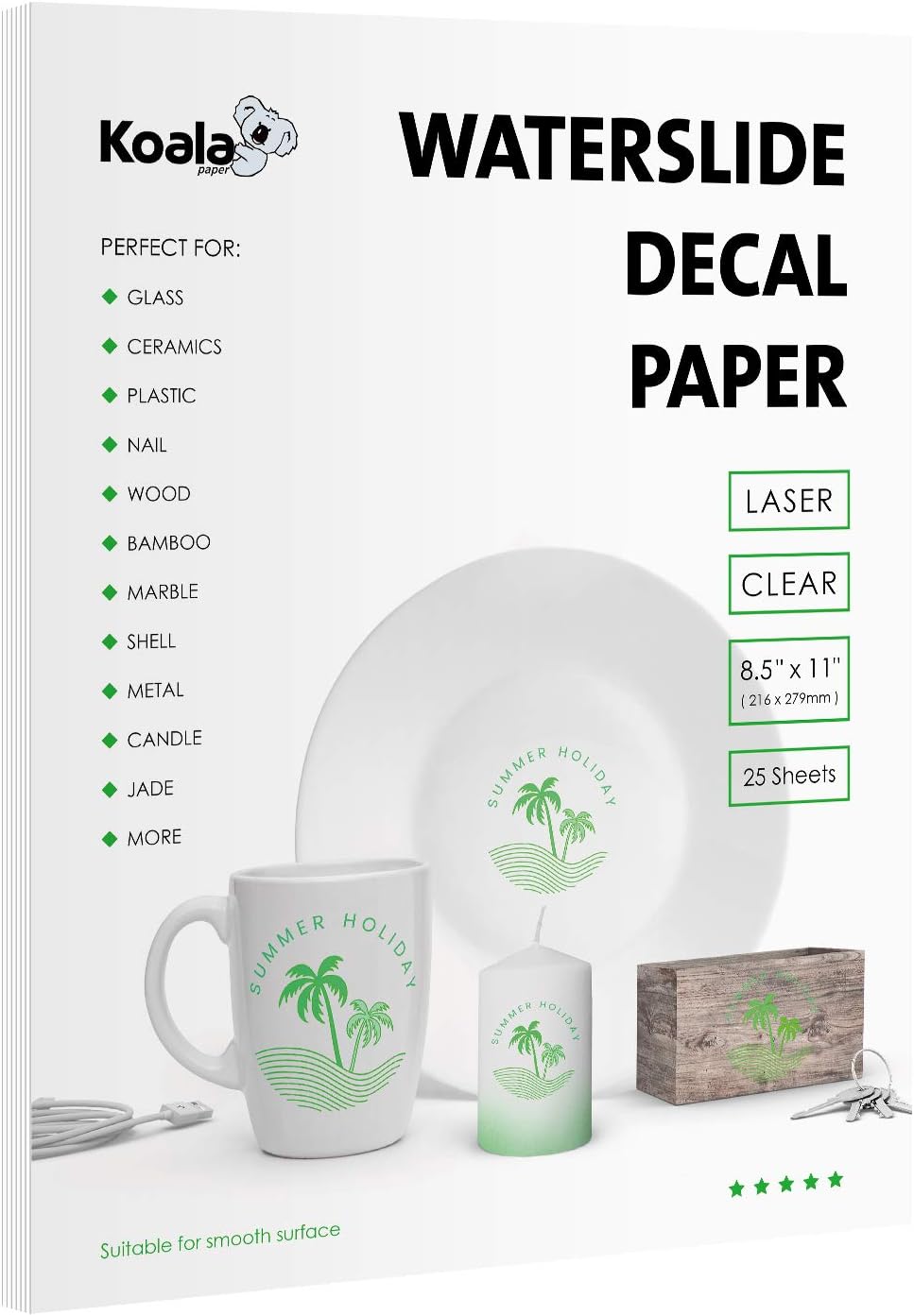 Прозрачная бумага для лазерной - Waterslide Decal Paper review and price