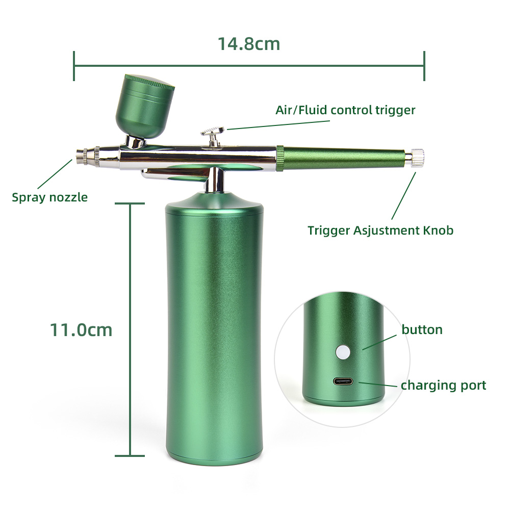 Аэрограф KADS для ногтей с ком - Airbrush Compressor Kit review and price