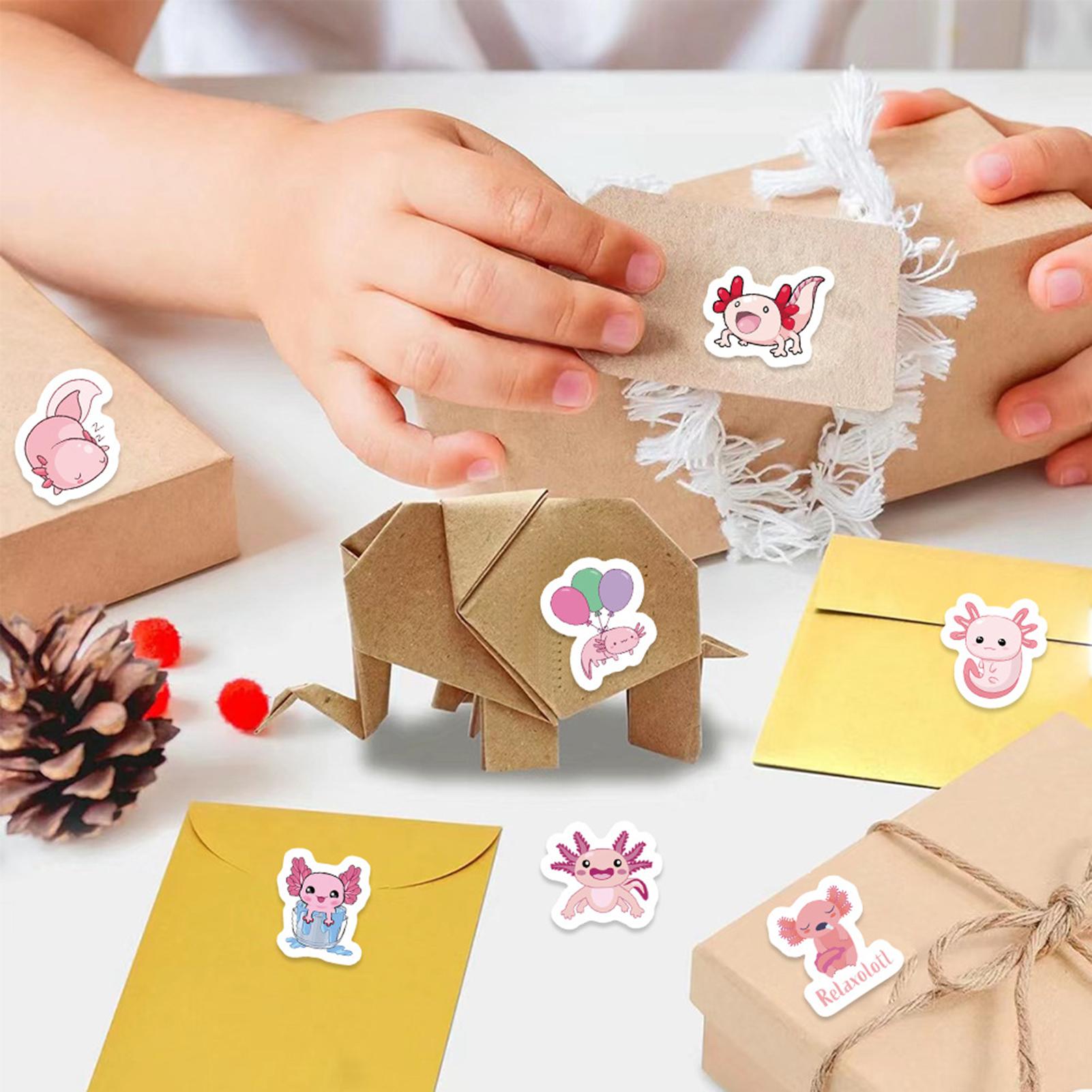500 листов наклейки аксолотль  - Waterslide Decal Paper review and price