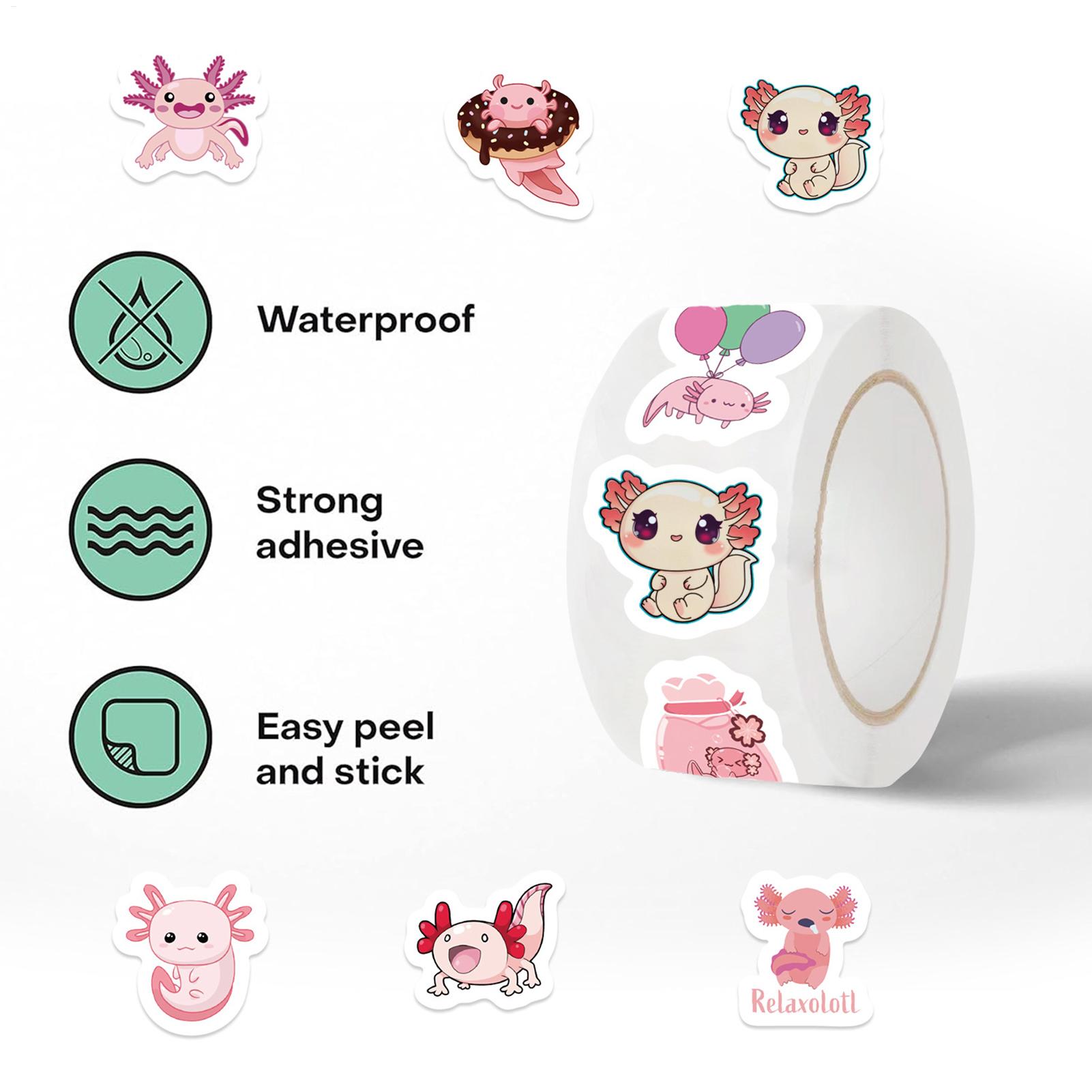 500 листов наклейки аксолотль  - Waterslide Decal Paper review and price