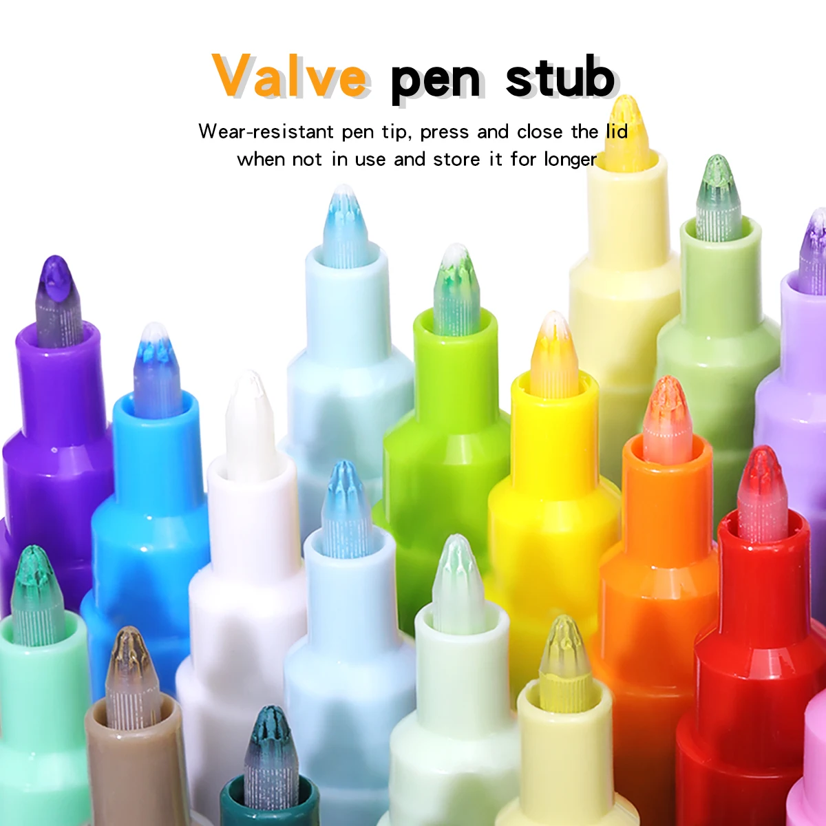 Набор акриловых маркеров 36-24 - Metallic Paint Set review and price