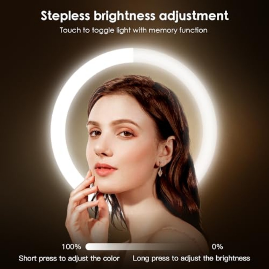 Настенное зеркало для макияжа  - Magnifier With Light review and price