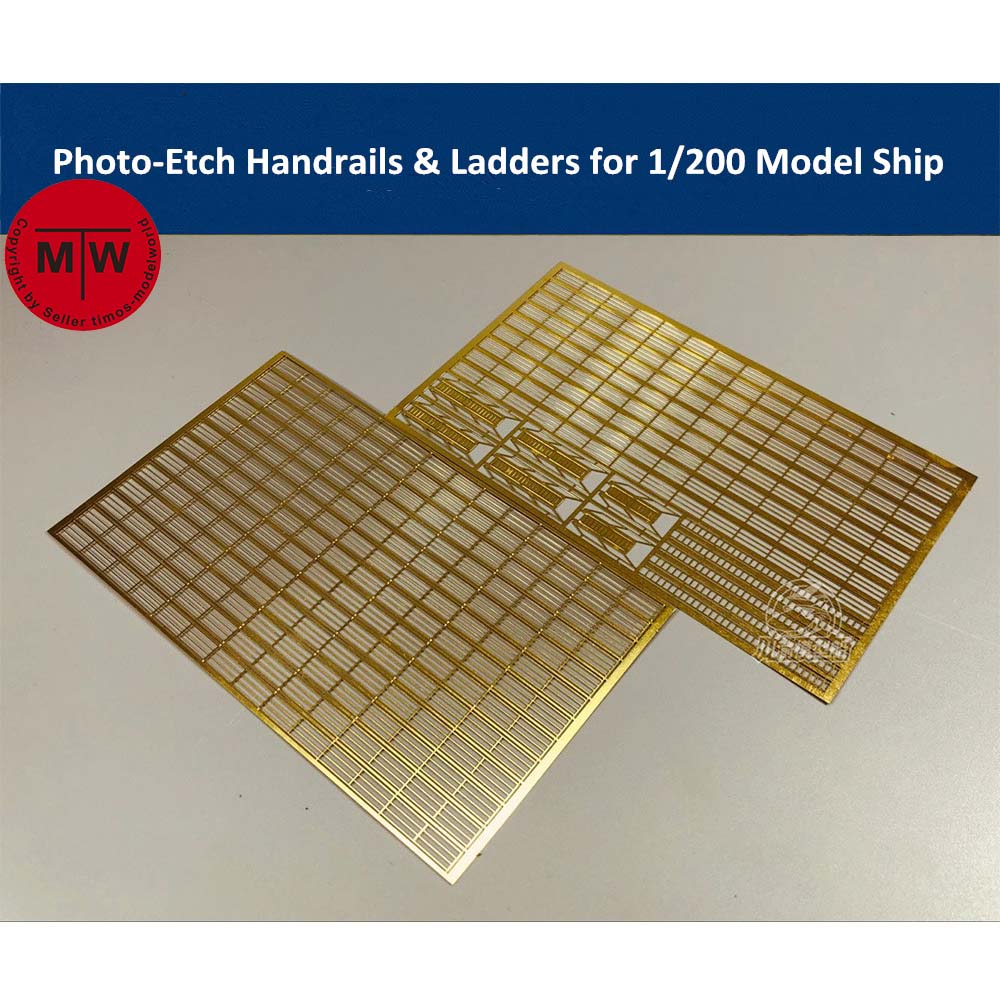 Фото-травления PE перила и лес - Photo Etch Brass review and price
