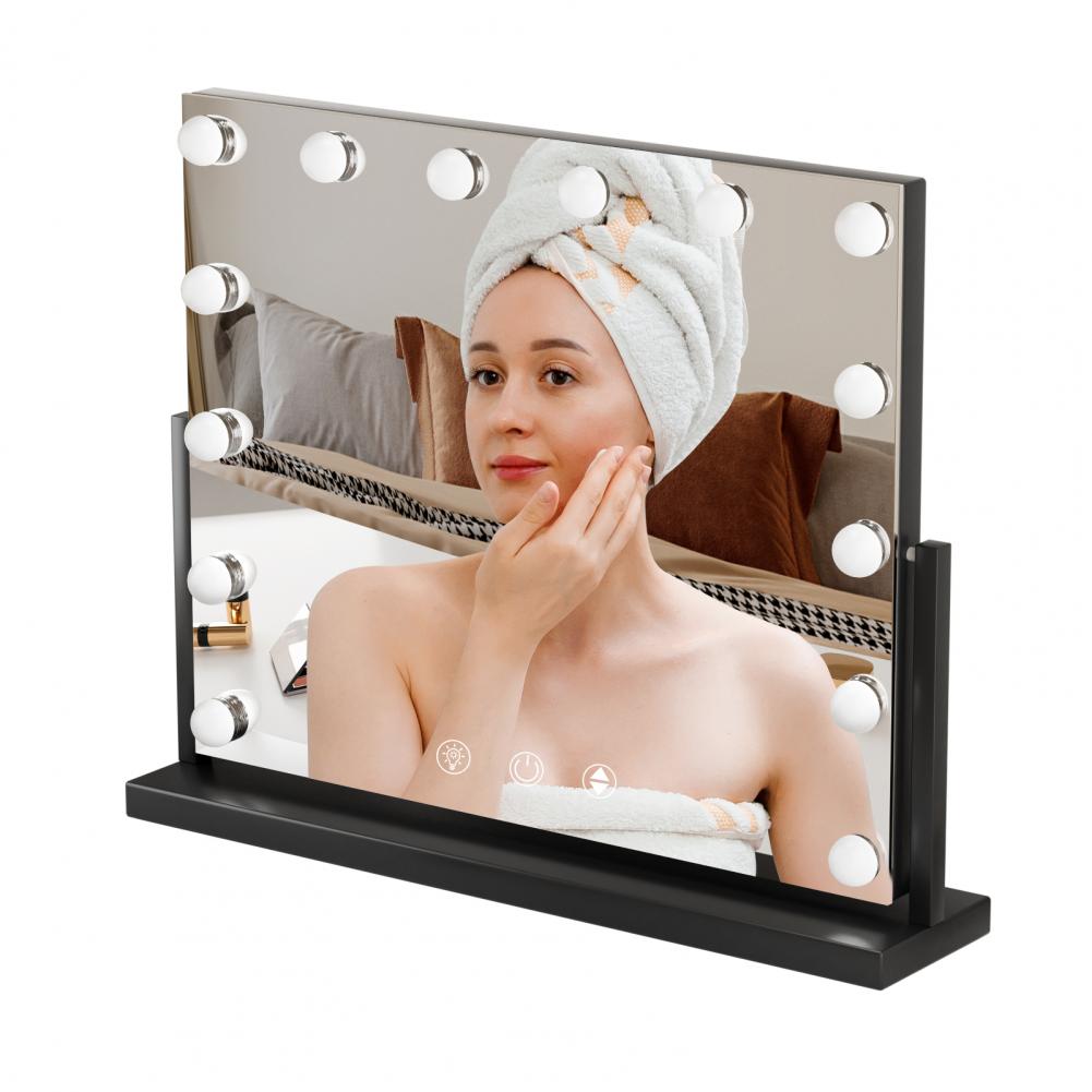 Зеркало для макияжа с 14 свето - Magnifier With Light review and price