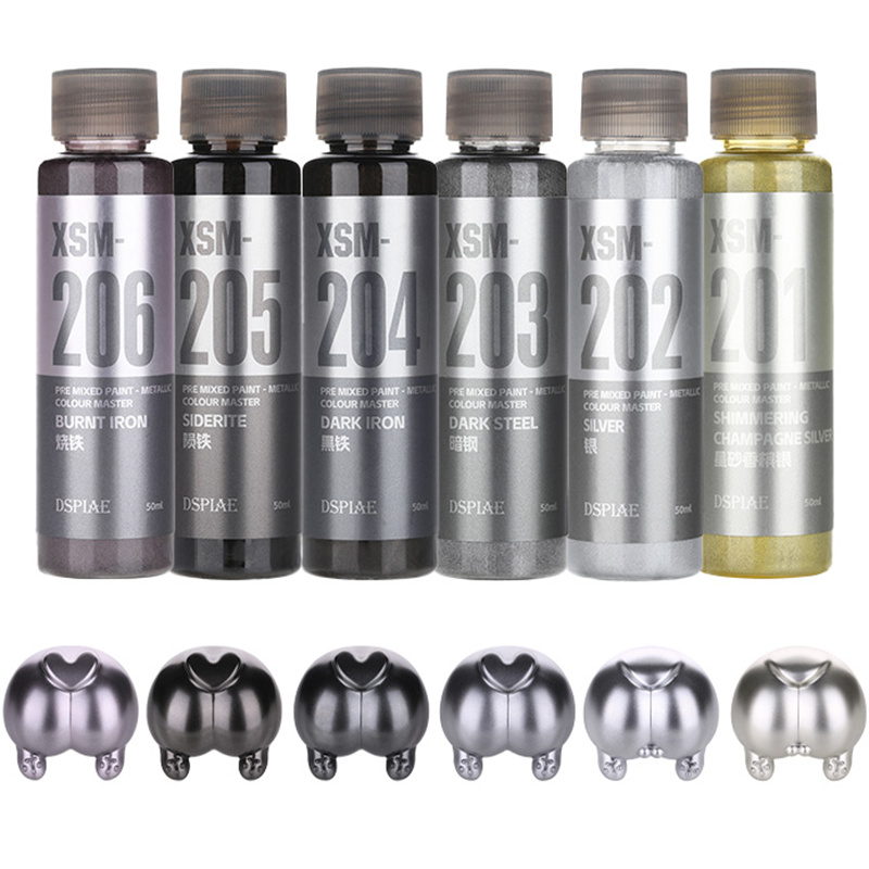 Металлическая краска на водной - Metallic Paint Set review and price