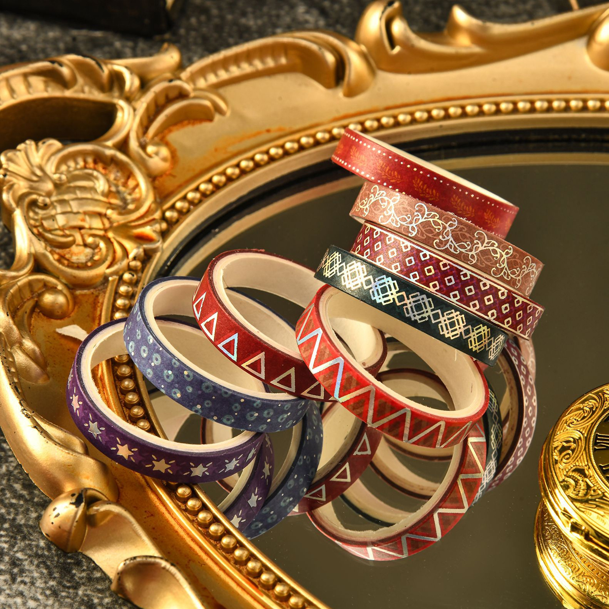 36 рулонов тонких золотистых ф - Masking Tape Thin review and price