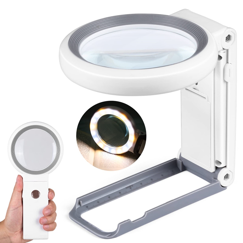 30X40X Складные ручные увеличи - Magnifier With Light review and price