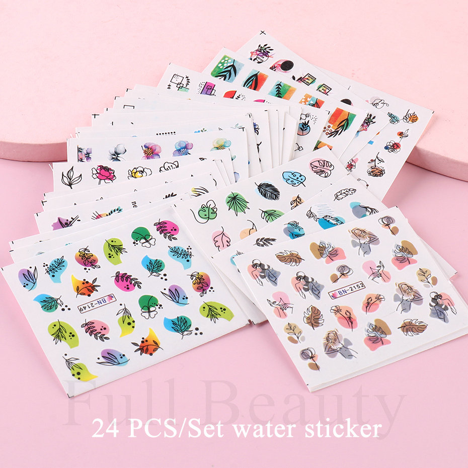 24 шт./компл., весенне-летняя  - Waterslide Decal Paper review and price