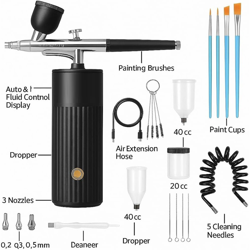 ABAE-Беспроводной набор аэрогр - Airbrush Compressor Kit review and price