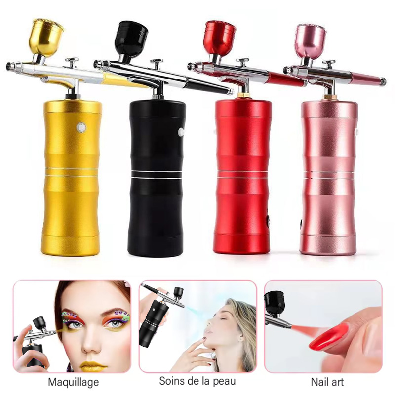 Кислородный спрей, мини-компре - Airbrush Compressor Kit review and price